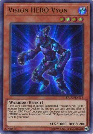 Vision HERO Vyon - DUPO-EN053 - Ultra Rare - Unlimited available at 401 Games Canada