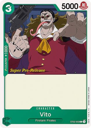 Vito (Super Pre-Release) - ST02-002 - Common available at 401 Games Canada