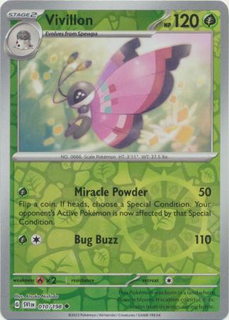 Vivillon - 010/198 - Uncommon - Reverse Holo available at 401 Games Canada