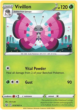 Vivillon - 013/163 - Rare available at 401 Games Canada