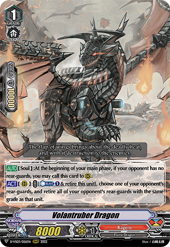 Volantruber Dragon - D-VS03/026 - Triple Rare available at 401 Games Canada