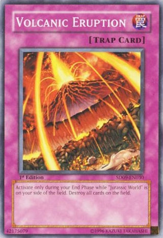 Volcanic Eruption - SD09-EN030 - Common - 1st Edition available at 401 Games Canada