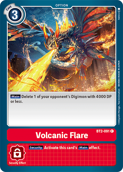 Volcanic Flare - BT2-091 - Common available at 401 Games Canada