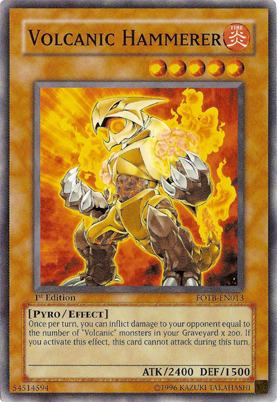 Volcanic Hammerer - FOTB-EN013 - Common - 1st Edition available at 401 Games Canada