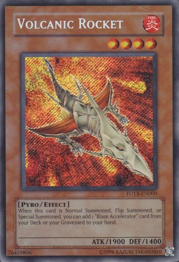 Volcanic Rocket - FOTB-EN000 - Secret Rare - Unlimited available at 401 Games Canada