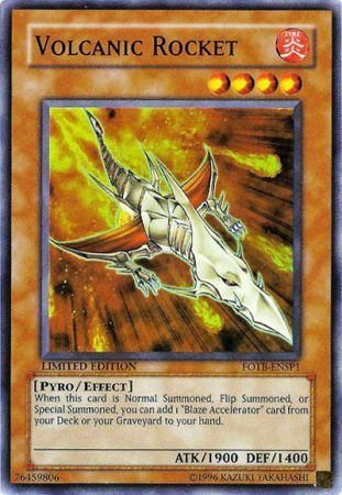 Volcanic Rocket - FOTB-ENSP1 - Super Rare - Limited Edition available at 401 Games Canada
