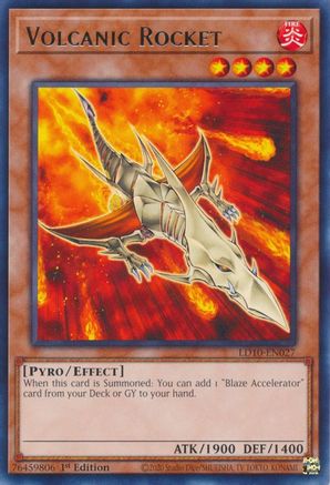 Volcanic Rocket - LD10-EN027 - Rare - 1st Edition available at 401 Games Canada