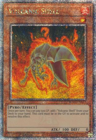 Volcanic Shell - BLMR-EN053 - Quarter Century Secret Rare - 1st Edition available at 401 Games Canada