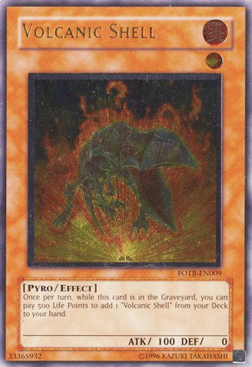 Volcanic Shell - FOTB-EN009 - Ultimate Rare - Unlimited available at 401 Games Canada