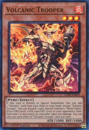 Volcanic Trooper - LD10-EN019 - Ultra Rare - 1st Edition available at 401 Games Canada