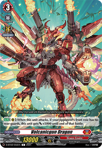 Volcanicgun Dragon - D-BT02/056 - Common available at 401 Games Canada