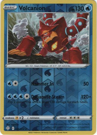 Volcanion - 025/072 - Rare - Reverse Holo available at 401 Games Canada