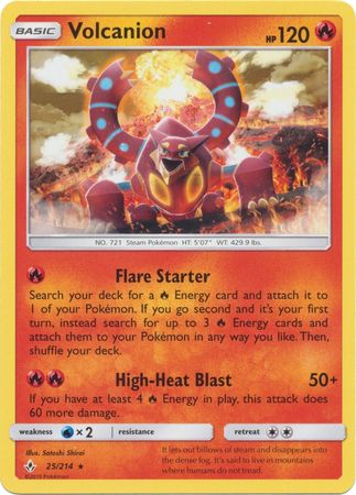 Volcanion - 25/214 - Rare - Theme Deck Exclusive available at 401 Games Canada