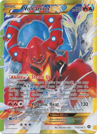 Volcanion EX - 115/114 - Secret Rare available at 401 Games Canada