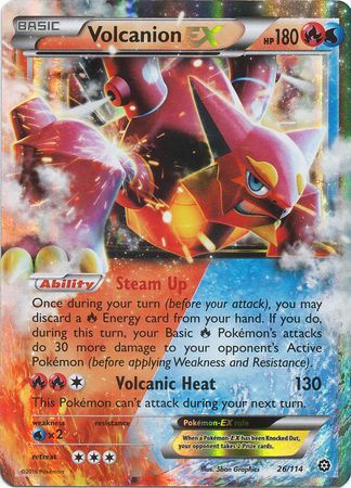 Volcanion EX - 26/114 - Ultra Rare available at 401 Games Canada