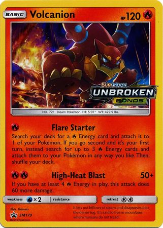 Volcanion - SM179 - Pre-Release Promo available at 401 Games Canada