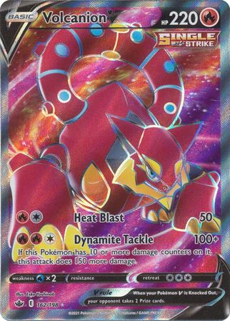 Volcanion V - 162/198 - Full Art Ultra Rare available at 401 Games Canada