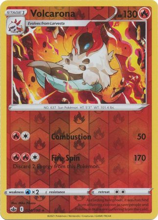 Volcarona - 024/198 - Rare - Reverse Holo available at 401 Games Canada