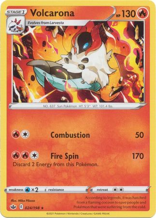 Volcarona - 024/198 - Rare available at 401 Games Canada