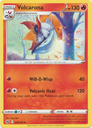 Volcarona - 025/159 - Rare available at 401 Games Canada