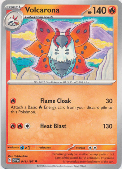 Volcarona - 041/197 - Uncommon available at 401 Games Canada