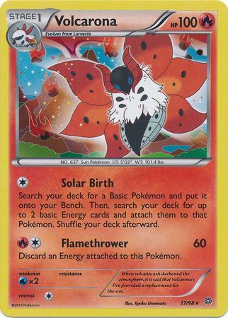 Volcarona - 17/98 - Holo Rare available at 401 Games Canada