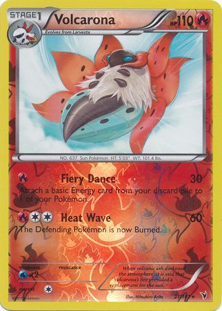 Volcarona - 21/101 - Rare - Reverse Holo available at 401 Games Canada