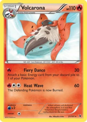 Volcarona - 21/101 - Rare available at 401 Games Canada