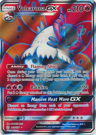 Volcarona GX - 213/236 - Full Art Ultra Rare available at 401 Games Canada