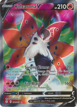 Volcarona V - 170/203 - Full Art Ultra Rare available at 401 Games Canada