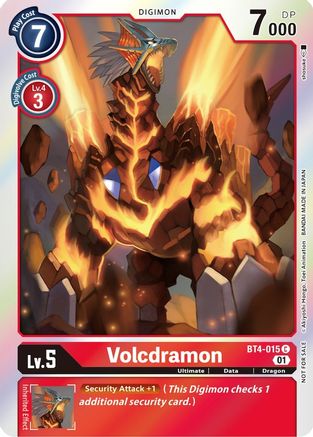 Volcdramon (ST-11 Special Entry Pack) - BT4-015 - Common available at 401 Games Canada