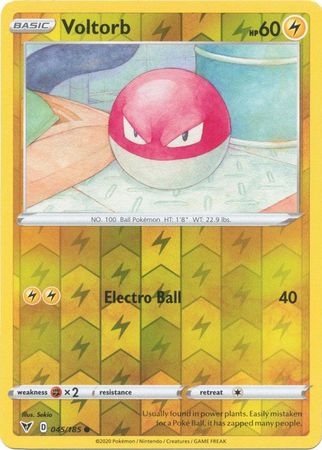 Voltorb - 045/185 - Common - Reverse Holo available at 401 Games Canada