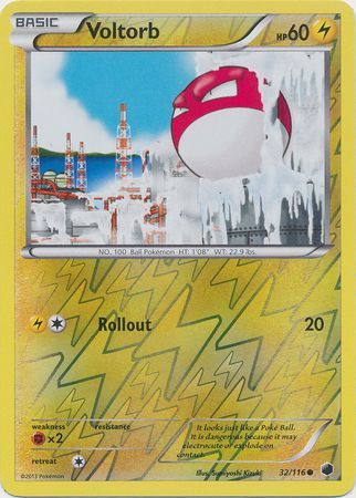 Voltorb - 32/116 - Common - Reverse Holo available at 401 Games Canada