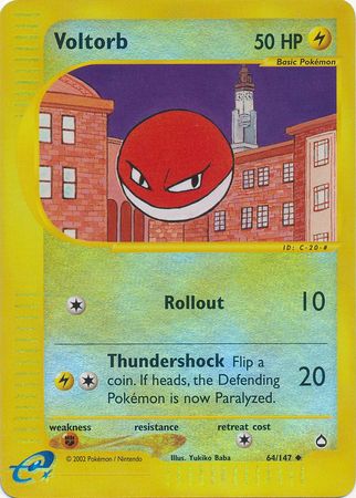 Voltorb - 64/147 - Uncommon - Reverse Holo available at 401 Games Canada