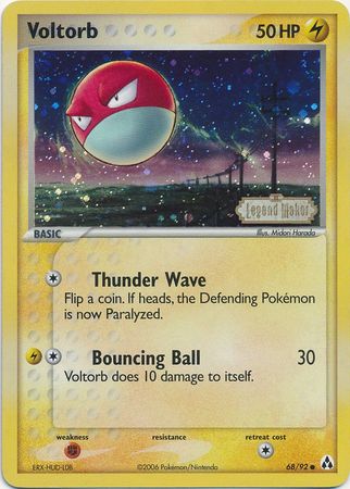 Voltorb - 68/92 - Common - Reverse Holo available at 401 Games Canada