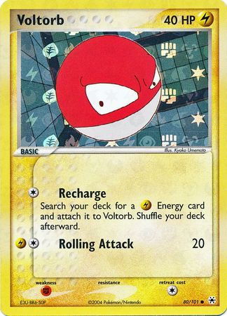 Voltorb - 80/101 - Common - Reverse Holo available at 401 Games Canada