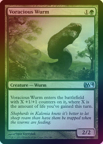 Voracious Wurm (Foil) (M14) available at 401 Games Canada