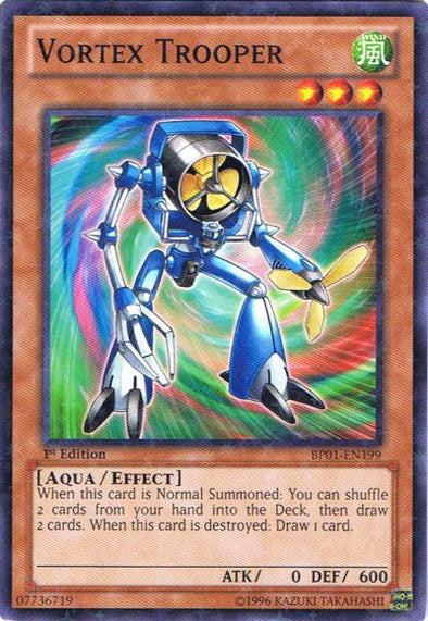 Vortex Trooper - BP01-EN199 - Starfoil Rare - 1st Edition available at 401 Games Canada