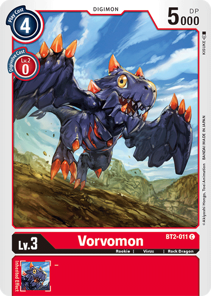 Vorvomon - BT2-011 - Common available at 401 Games Canada