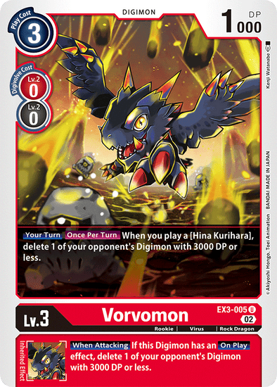 Vorvomon - EX3-005 - Uncommon available at 401 Games Canada