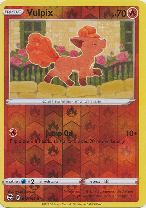 Vulpix - 017/195 - Common - Reverse Holo available at 401 Games Canada