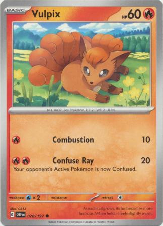 Vulpix - 028/197 - Common available at 401 Games Canada