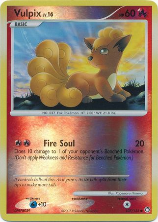 Vulpix - 107/123 - Common - Reverse Holo available at 401 Games Canada