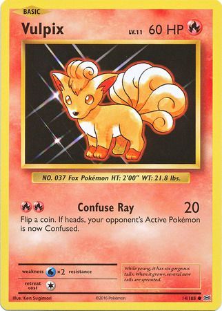 Vulpix - 14/108 - Common available at 401 Games Canada