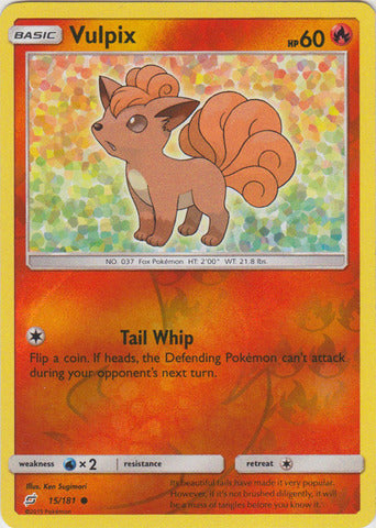 Vulpix - 15/181 - Common - Reverse Holo available at 401 Games Canada