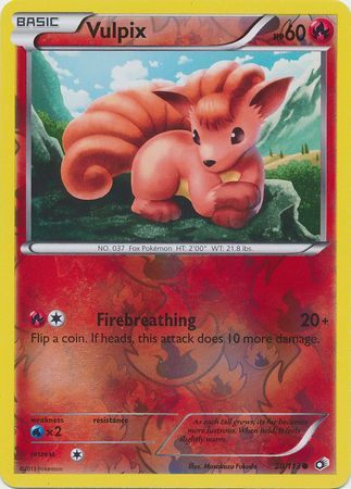 Vulpix - 20/113 - Common - Reverse Holo available at 401 Games Canada