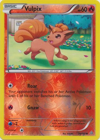 Vulpix - 20/160 - Common - Reverse Holo available at 401 Games Canada