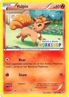 Vulpix - 20/160 - Promo - Build-A-Bear Workshop available at 401 Games Canada