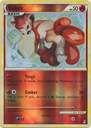 Vulpix - 75/95 - Common - Reverse Holo available at 401 Games Canada