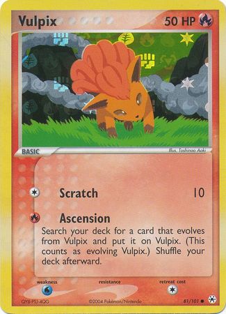 Vulpix - 81/101 - Common - Reverse Holo available at 401 Games Canada